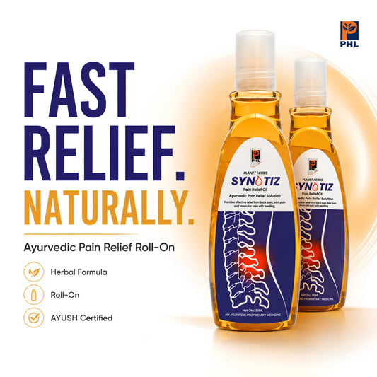 Synotiz Pain Relief Oil for Back, Neck, Shoulder & Joint Pain