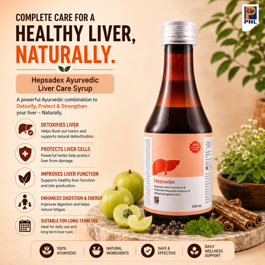 Hepsadex Syrup - For Fatty Liver & Natural Detoxification