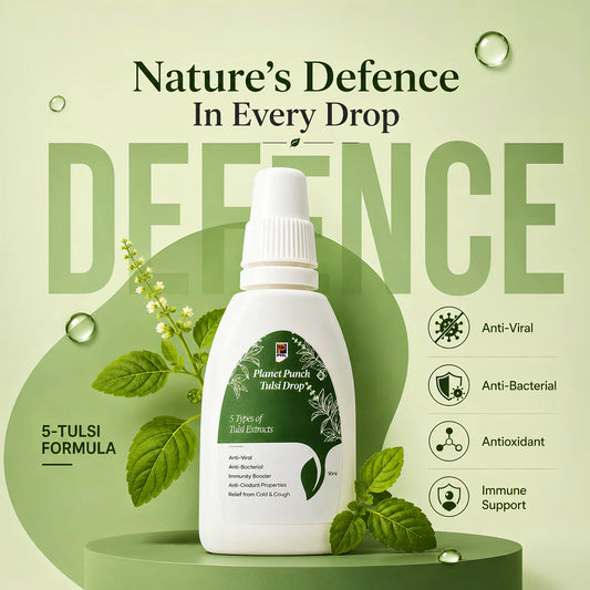 Planet Punch Tulsi Drops - Anti-Viral & Boosts Immunity