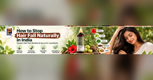 How to Stop Hair Fall Naturally in India: Causes, Hair Care Routine & Ayurvedic Ingredients