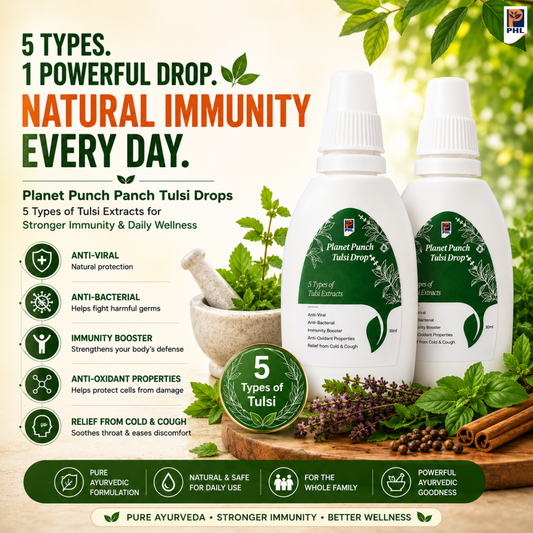 Planet Punch Tulsi Drops - Anti-Viral & Boosts Immunity