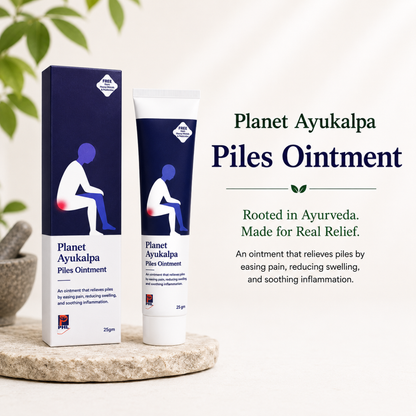 Planet Ayukalpa Piles Ointment - Soothe Piles & Eases Pain