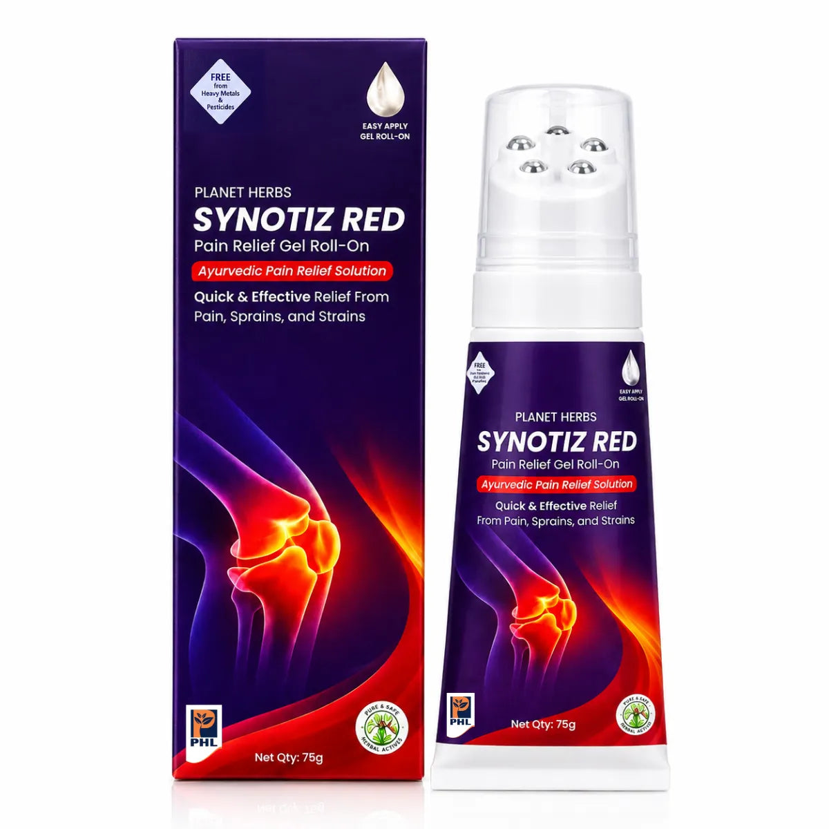 Synotiz Red Gel Roll-On 75g