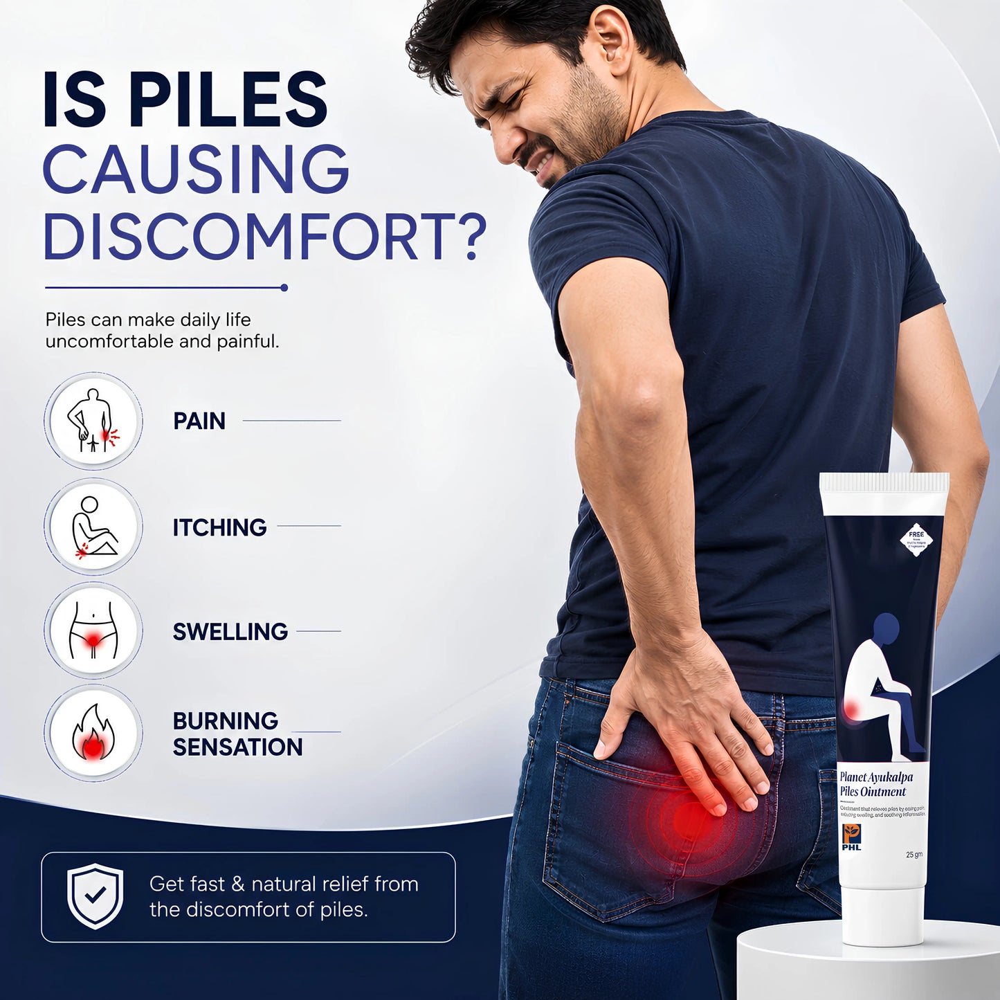 Planet Ayukalpa Piles Ointment - Soothe Piles & Eases Pain