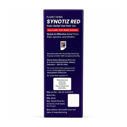 Synotiz Red Gel Roll-On 75g