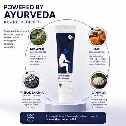 Planet Ayukalpa Piles Ointment - Soothe Piles & Eases Pain