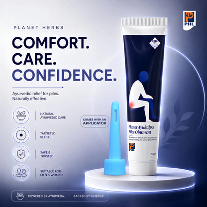 Planet Ayukalpa Piles Ointment - Soothe Piles & Eases Pain
