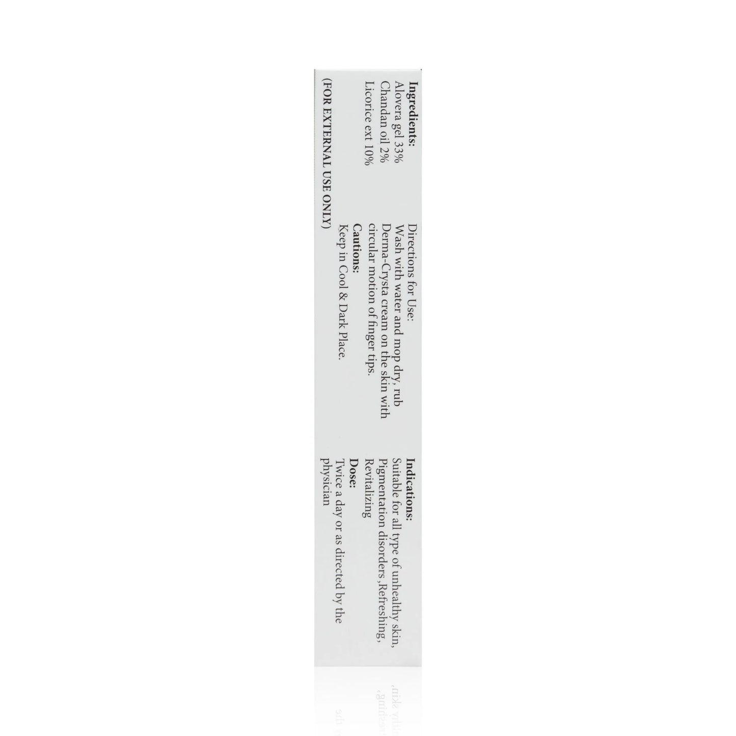 Derma Crysta - Fights Pigmentation & Skin Ailments