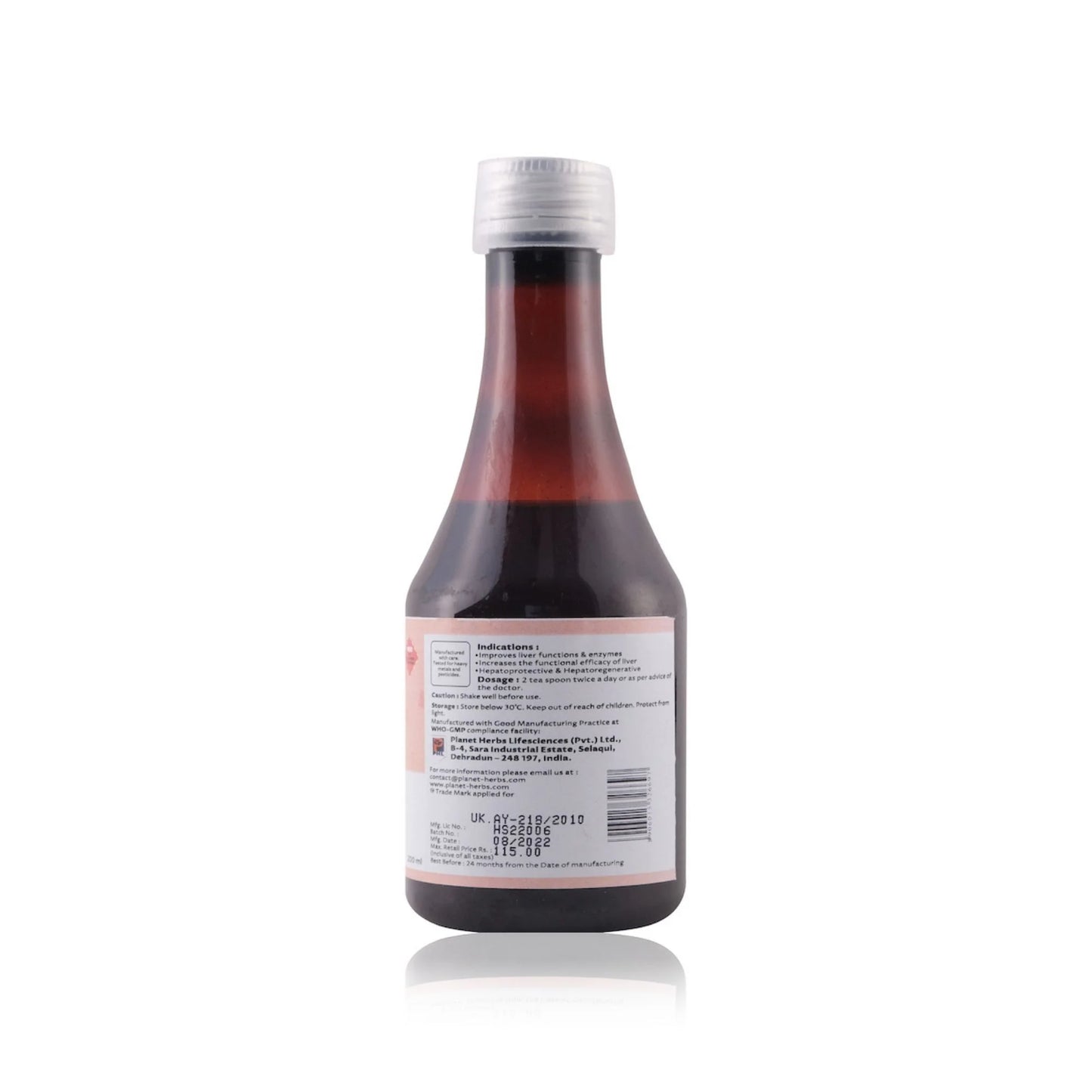 Hepsadex Syrup - For Fatty Liver & Natural Detoxification