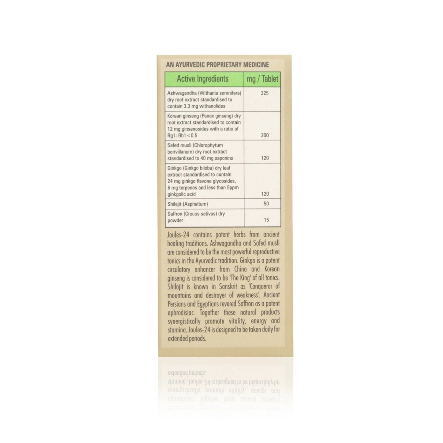Joules-24 Tablet - Energy & Vitality Booster (Shilajit)