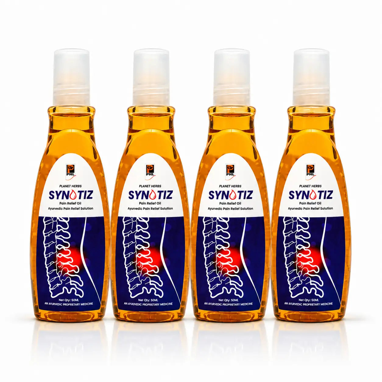 Synotiz Pain Relief Oil for Back, Neck, Shoulder & Joint Pain