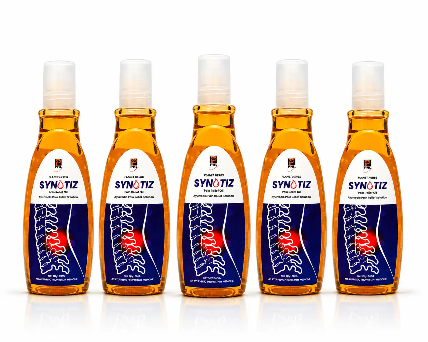 Synotiz Pain Relief Oil for Back, Neck, Shoulder & Joint Pain
