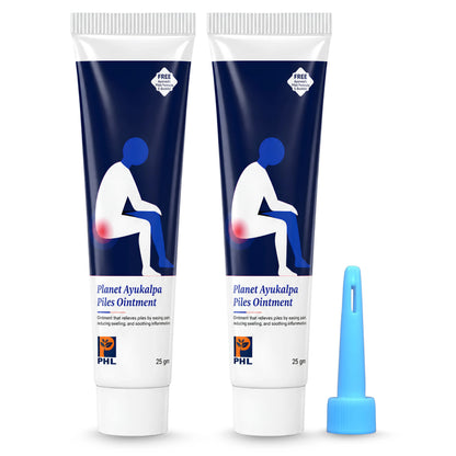 Planet Ayukalpa Piles Ointment - Soothe Piles & Eases Pain