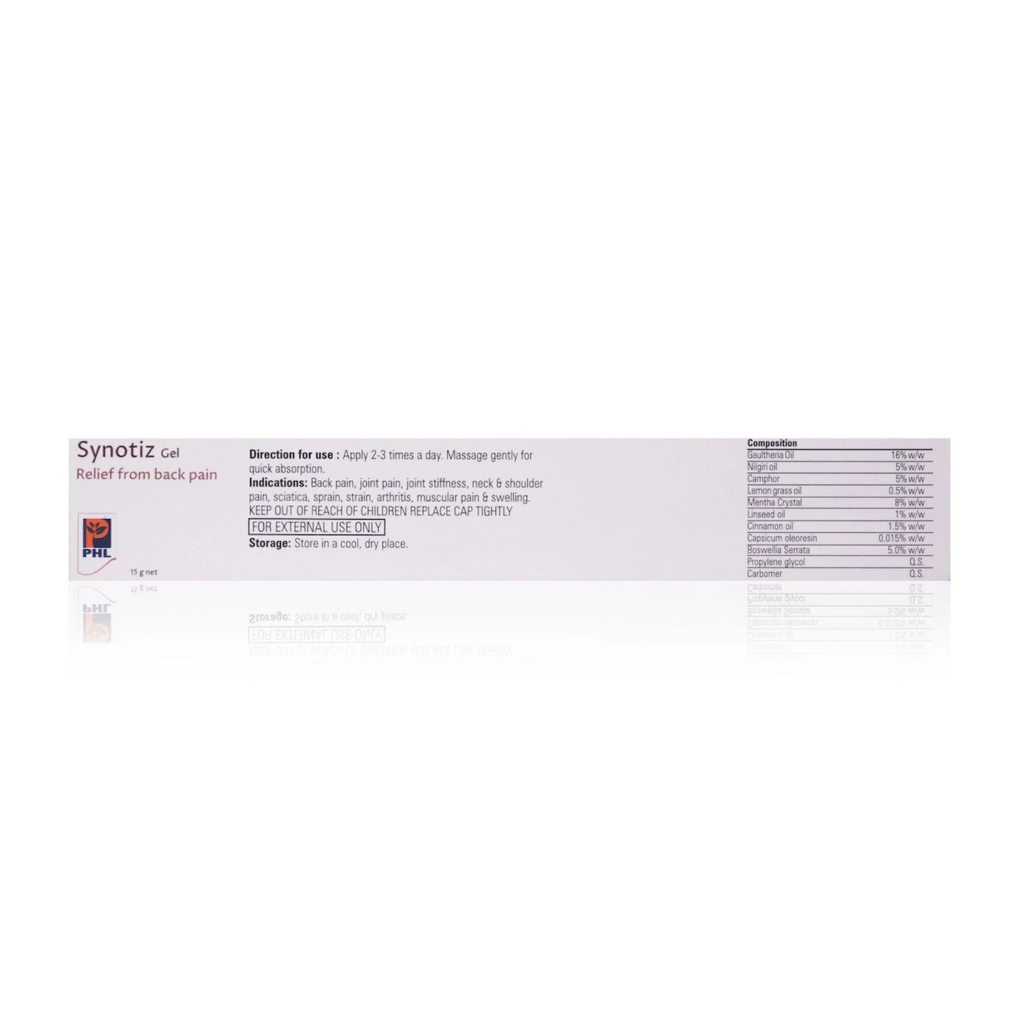 Synotiz Gel 15g