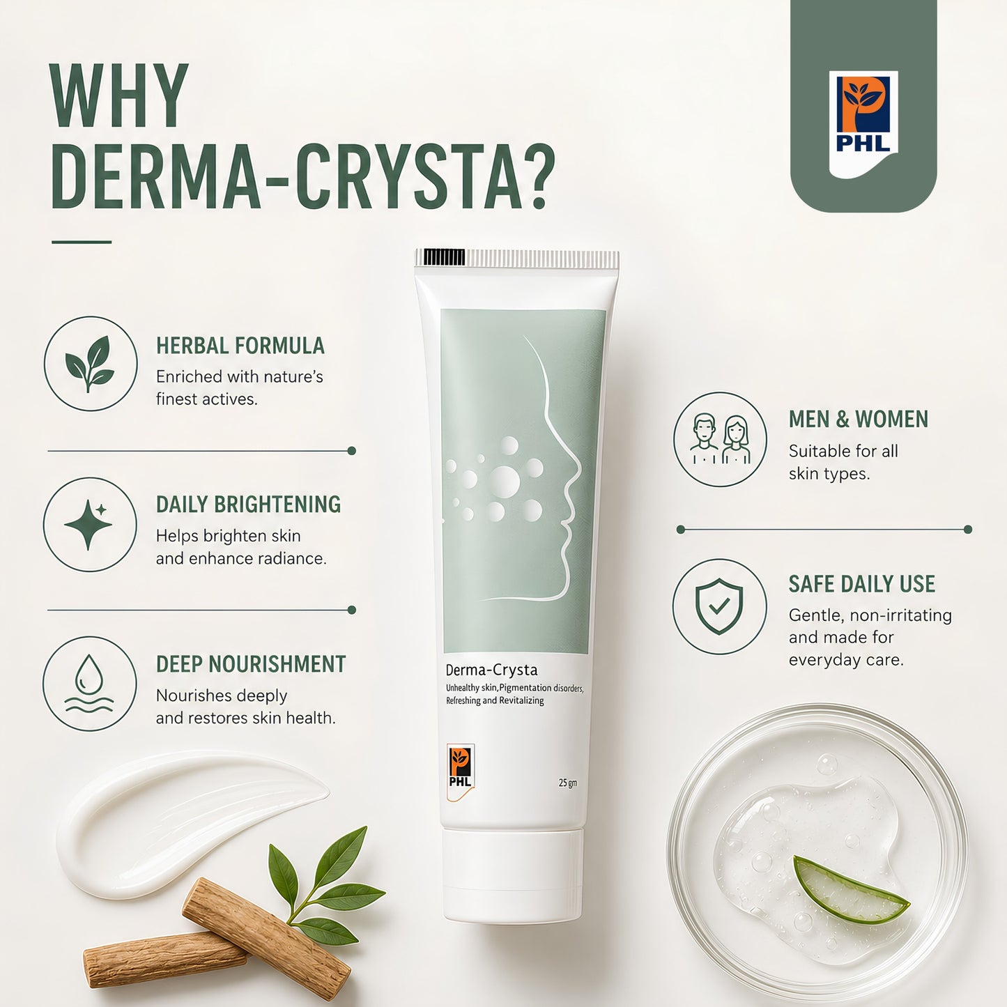 Derma Crysta - Fights Pigmentation & Skin Ailments